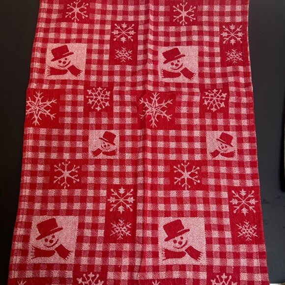 Holiday Kitchen Towels Set of 3 Snowman Christmas Tree Silent Night - Picture 4 of 5